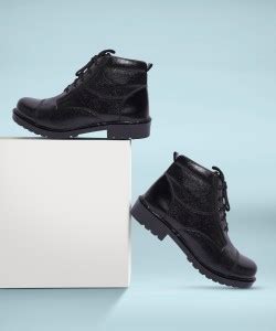 Moxera DMS Police NCC Army Military Tsf D.B. Boots Boots For Men (Black ...