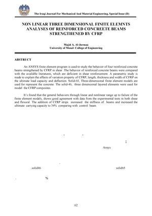 Numerical modeling of CFRP-retrofitted R - Fourth International ...