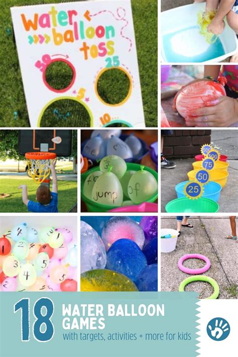 Water Balloon Games Preschoolers