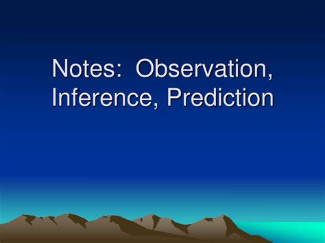Inference Observation 的图像结果