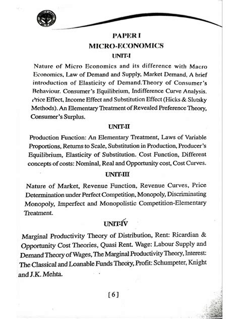 Image result for Plus One Economics Syllabus