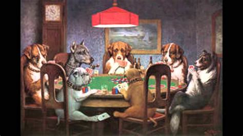 Dogs Playing Poker Painting Original at PaintingValley.com | Explore collection of Dogs Playing ...