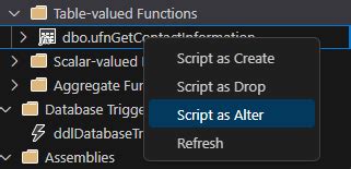 Image result for SQL File in Visual Studio
