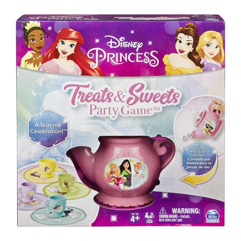 Disney Princess Treats & Sweets Party Board Game, for Kids and Families ...