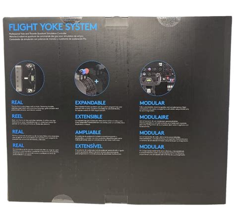 Buy Logitech G Saitek Pro Flight Yoke System Flight Simulator Throttle ...