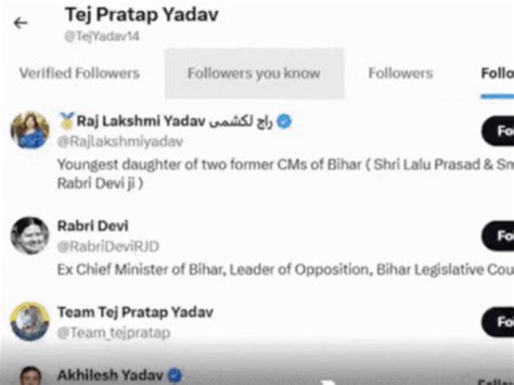 Tej Pratap unfollows younger brother Tejashwi on X: Former RJD leader ...
