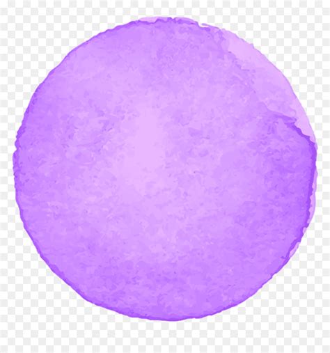 Circle Clipart Watercolor - Purple Water Color Splash Png, Transparent ...