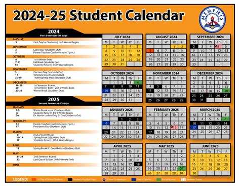 Shelby County Schools Calendar 2024-2025 (MSCS Holidays) - School Calendar Info