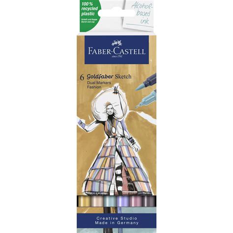 FABER-CASTELL Goldfaber Sketch Marker, 6er-Sets | online Kaufen - Künstlershop gerstaecker.de