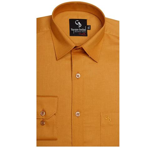 Charaghdin.com - Plain Mustard Shirt