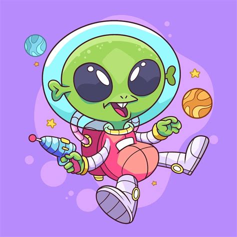 Alien-Infested Planet Cartoon 的图像结果