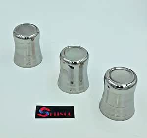 Buy SHLINCO (Pack of 3 GS-01 Glass Set Water/Juice Glass (200 ml, Steel ...