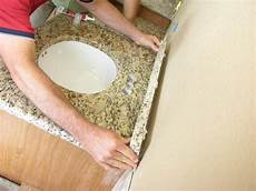 how to install granite backsplash how to install a bathroom countertop how tos diy how to install granite backsplash how to install a bathroom countertop how tos diy