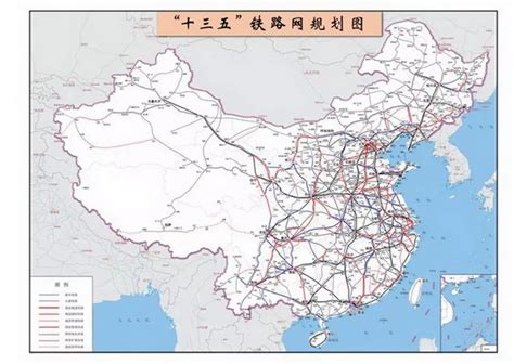 十四五铁路规划,2030中高铁规划图,16纵16横高铁规划图_大山谷图库