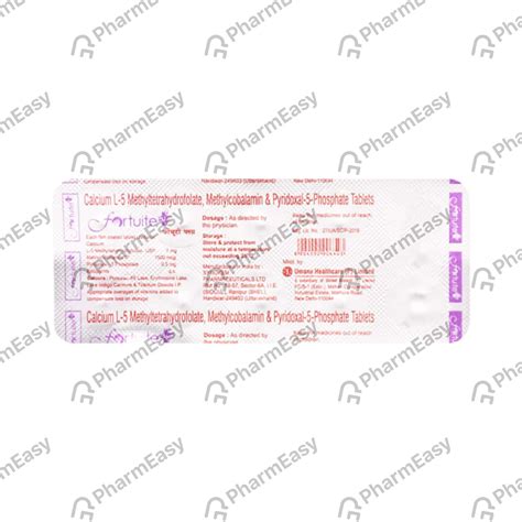 Buy Fortuite Plus 1/1500/0.5mg Strip Of 10 Tablets Online at Flat 15 ...