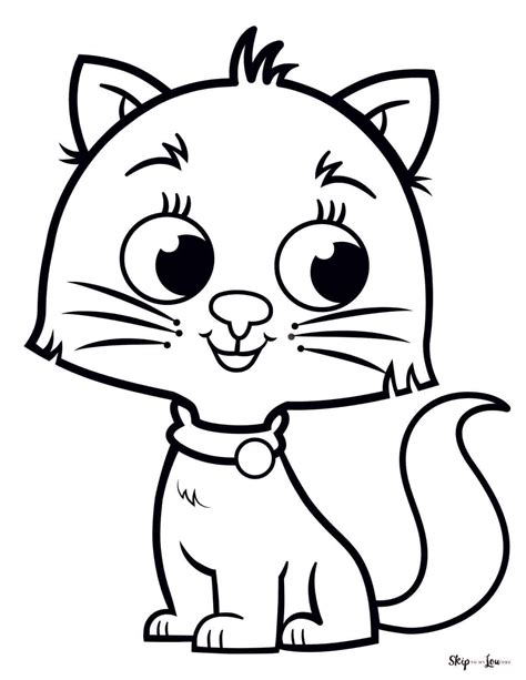 Printable Kitty Coloring Pages - Printable Paper Crafts