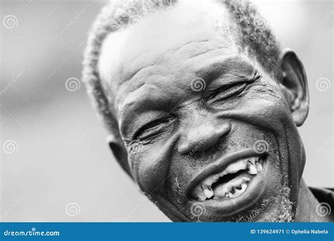 An Old Man Laughing with No Teeth Stock Image - Image of grin, gorgeous ...