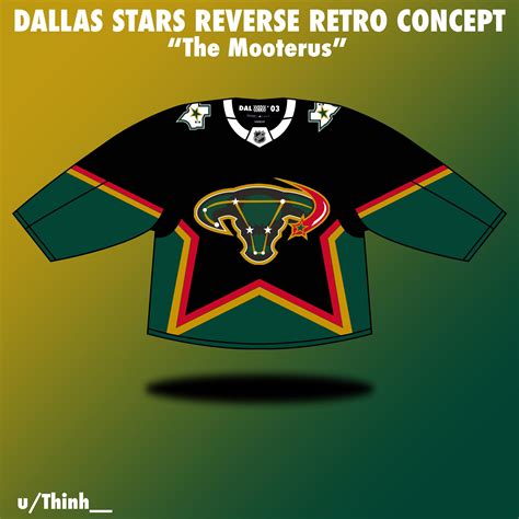 A Dallas Stars retro concept based on the famous/infamous Mooterus ...