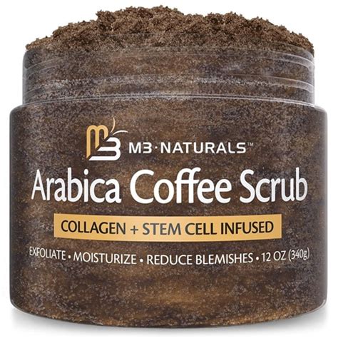 M3 Naturals Body Scrub - Arabica Coffee -- 12 oz - Vitacost