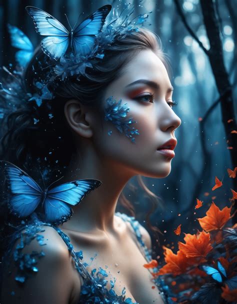 Blue Butterfly - Daily-Challenge (0428) created with SeaArt AI - depth of despair meaning