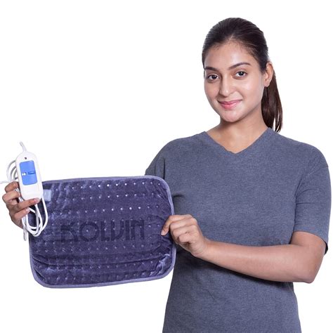 KOLVIN Velvet Comfort Heating Pad | With Buckle Belt | Heat Belt | Pain ...