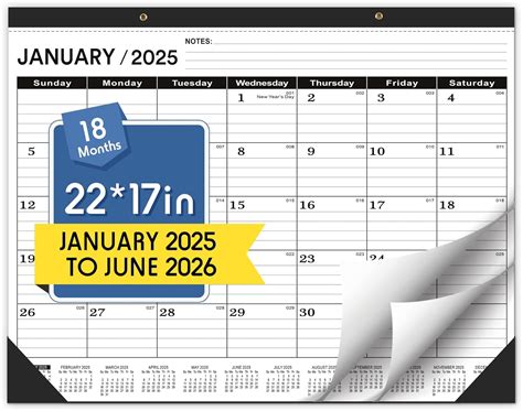 Wabhas Desk Calendar 2025,January 2025 to June 2026,Large India | Ubuy