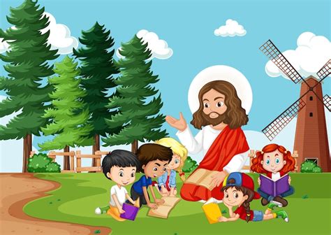 Jesus ensinando criancas Imagens – Download Grátis no Freepik
