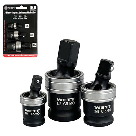 Snapklik.com : Impact Universal Joint Set, 3-Piece Socket Swivel ...