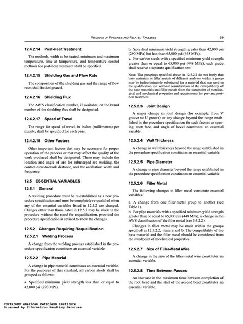 Image result for API 1104 Base Material