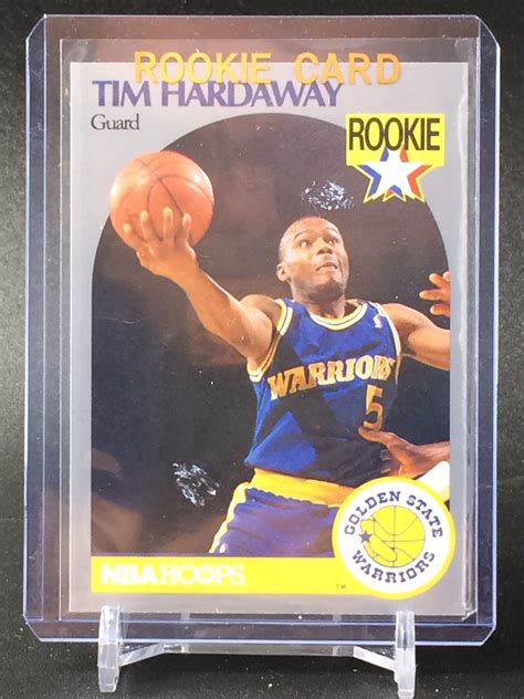 NBA ROOKIE CARD NBA HOOPS TIM HARDAWAY