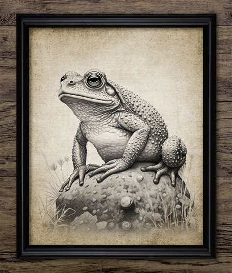 Frog Wall Art, Printable Frog, Amphibian, Frogs, Cute Frog, Frog Print ...