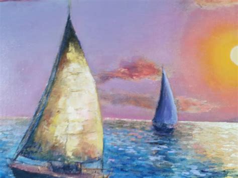Regatta Painting by Elvira Hilkevch | Saatchi Art