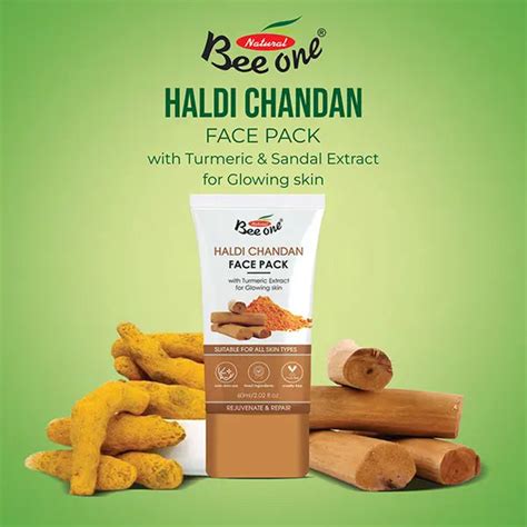 HALDI & CHANDAN FACE PACK 60ML – Beeone