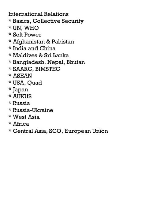 Vajiram & Ravi-International Relations By Iqbal Sandhu-GS Paper-II ...