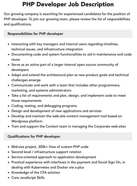 Image result for PHP Developer Job