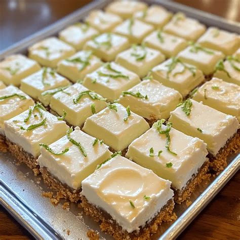 Key Lime Pie Bars - Tasty Chow