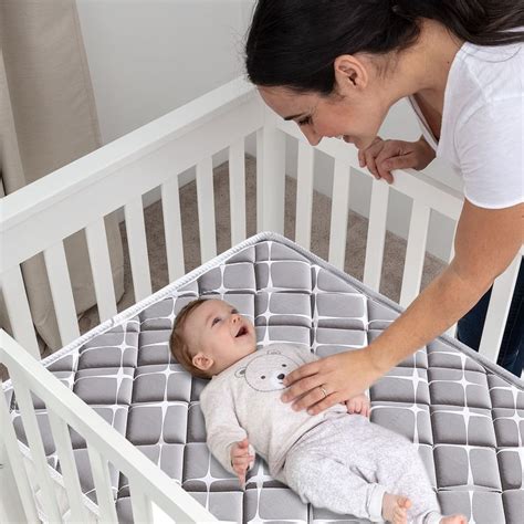 Snapklik.com : Crib And Toddler Mattress - 52 X 27.6 X 5 - Breathable ...
