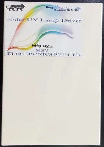 Solar Product - Solar Based UV Lamp Driver Manufacturer from Ghaziabad