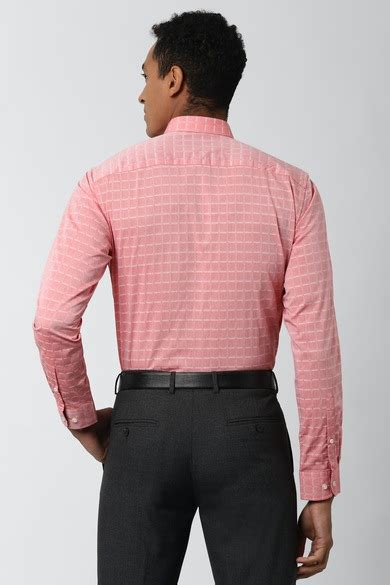 Buy Men Pink Full Sleeves Formal Shirt Online - 578017 | Peter England