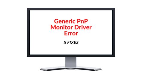 Rezultat imagine pentru Generic Monitor Driver