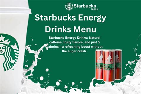 Starbucks Energy Drinks Menu With Prices & Calories 2026