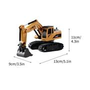 Buy Elainilye Remote Control Excavator Toy Batteries Digger Hydraulic ...