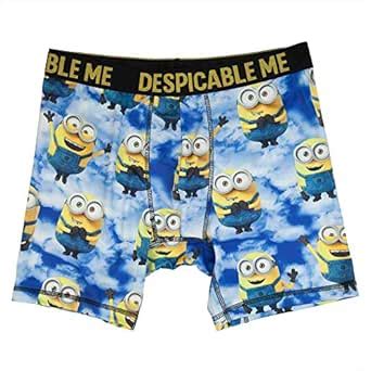 Buy Bioworld Men's Despicable Me Minions Boxer Briefs, Blue, Extra ...