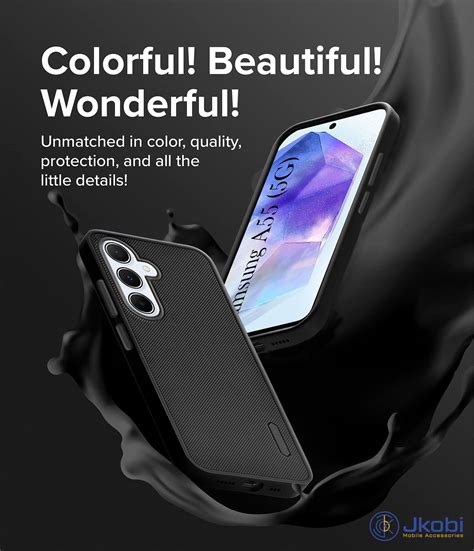 For Samsung Galaxy A55 5G Back Cover Case (Textured Grip Design | Came ...