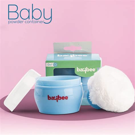 Baybee Baby Powder Puff with Storage Container, Ultra Soft Baby Powder ...