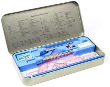 BSG Blue Geometry Box for student : Amazon.in: Office Products