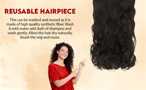 Paradise® Curly Secret Invisible Hidden Wire Synthetic Hair Extensions ...