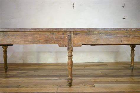 A Large 18th Century French Painted Farmhouse Dining Table For Sale at ...