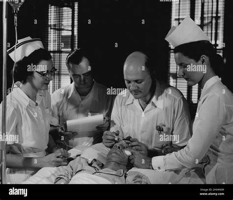 Residents in ophthalmology and students in ophthalmic nursing class ...