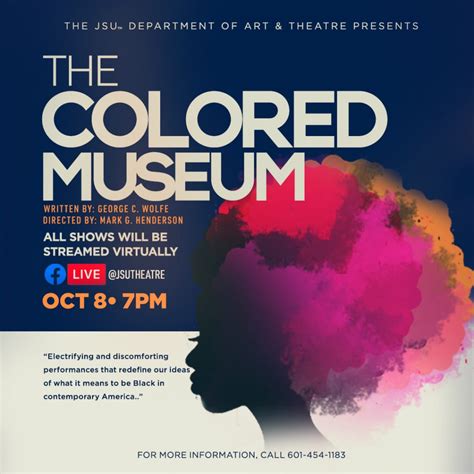 MADDRAMA to present virtual performance of ‘The Colored Museum’ - JSU ...